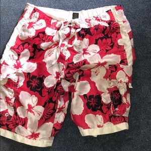 Floral Swim Trunks\Swim Suit